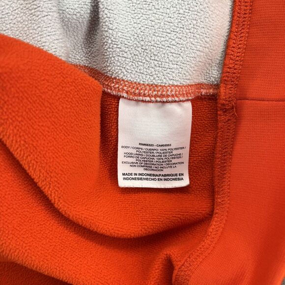 NIKE Therma Fit Hoodie Mens Medium Orange gray - Picture 13 of 16